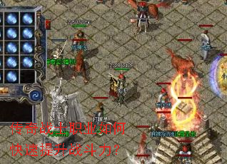 传奇战士职业如何快速提升战斗力? 传奇战士职业如何快速提升战斗力?