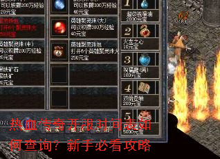 ��Ѫ���濪��ʱ�����β�ѯ�����ֱؿ�����