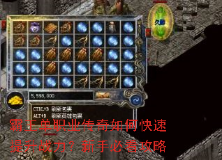 霸王单职业传奇如何快速提升战力?新手必看攻略 霸王单职业传奇如何快速提升战力?新手必看攻略