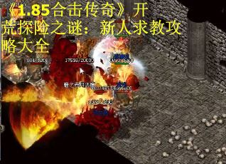 《1.85合击传奇》开荒探险之谜：新人求教攻略大全