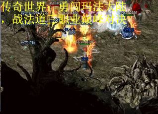 传奇世界：勇闯玛法大陆，战法道三职业巅峰对决