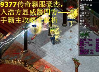 9377传奇霸服豪杰，入浩方显威震四方——新手霸主攻略全解析
