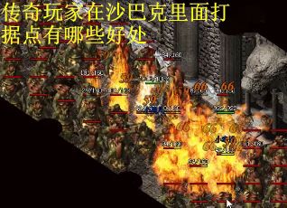 传奇玩家在沙巴克里面打据点有哪些好处
