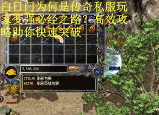 白日门为何是传奇私服玩家变强必经之路？高效攻略助你快速突破