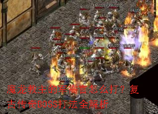 魔龙教主的军需官怎么打?复古传奇BOSS打法全解析 魔龙教主的军需官怎么打?复古传奇BOSS打法全解析