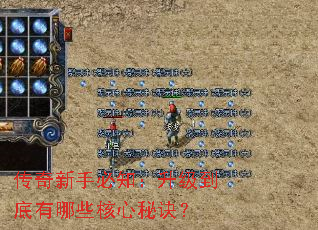 传奇新手必知:升级到底有哪些核心秘诀? 传奇新手必知:升级到底有哪些核心秘诀?