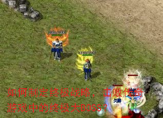 如何制定终极战略,击败传奇游戏中的终极大BOSS? 如何制定终极战略,击败传奇游戏中的终极大BOSS?