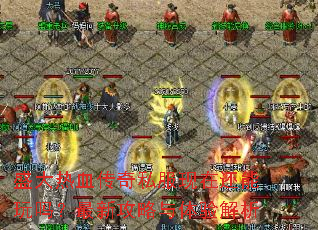 盛大热血传奇私服现在还能玩吗?最新攻略与体验解析 盛大热血传奇私服现在还能玩吗?最新攻略与体验解析