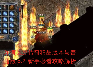 如何区分传奇精品版本与普通版本?新手必看攻略解析 如何区分传奇精品版本与普通版本?新手必看攻略解析